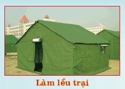 Làm lều trại